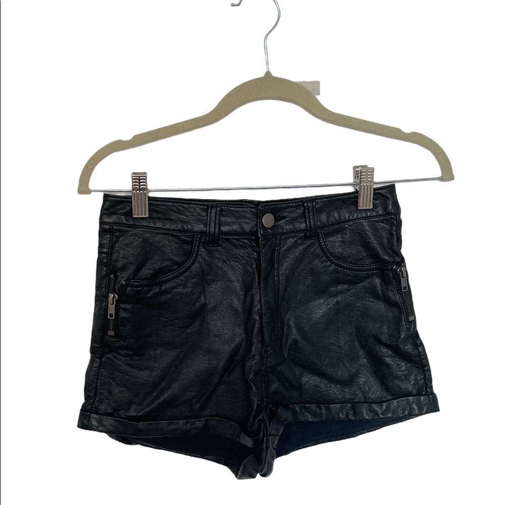 Pleather Shorts